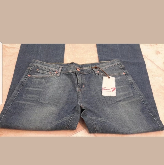 NEW NWT Seven 7 Jeans Low Rise Stretch Womens Size - Picture 2 of 5